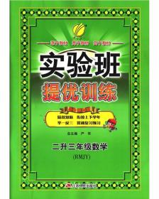 正版微残95品-实验班提优训练暑假衔接版 二升三年级数学 人教版FC9787214194701江苏人民出版社严军