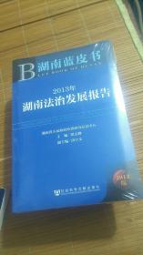 湖南蓝皮书：  2013年湖南法治发展报告（2013年版） （全新未开封）