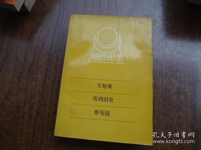 中国近代小说大系：玉梨魂 雪鸿泪史 孽冤镜   9品自然旧