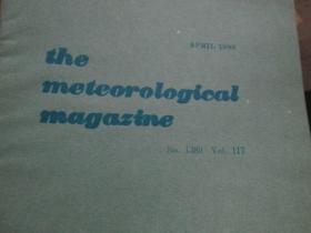 英文杂志：the meteorological magazine(APRIL 1988 NO.1389 VOL.117)