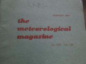 英文杂志：the meteorological magazine(JANUARY 1987 NO.1374 VOL.116)