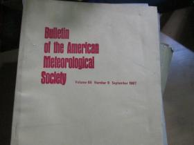 英文杂志：Bulletin of the American Meteorological Soclety(Volume 68 Number 9 September 1987)
