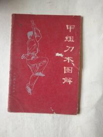 甲组刀术图解