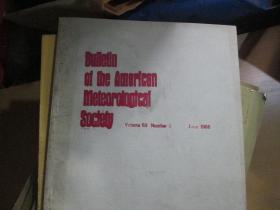 英文杂志：Bulletin of the American Meteorological Soclety(Volume 69 Number 6 June. 1988)