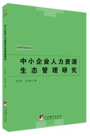 正版书 中小企业人力资源生态管理研究