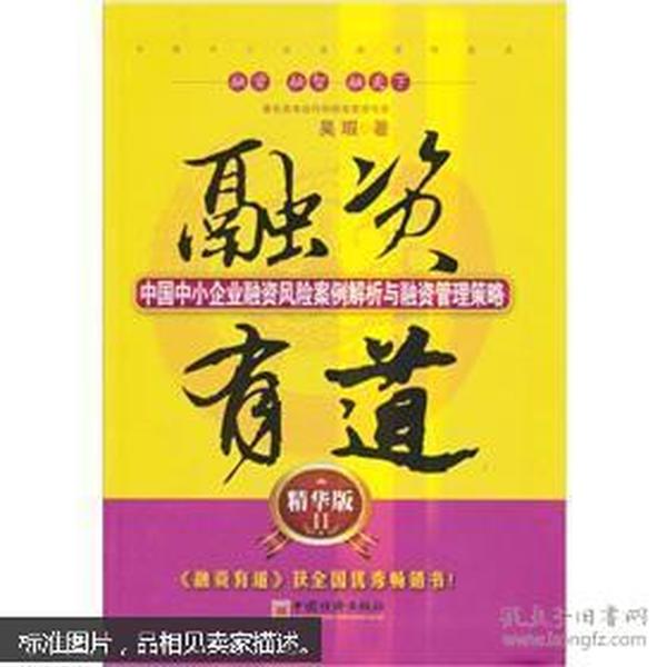 融资有道：中国中小企业融资操作技巧大全与精品案例解析