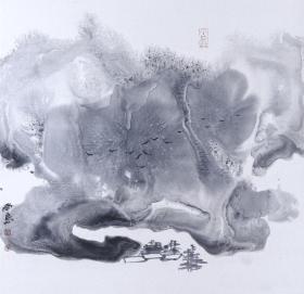 师从邓奂彰、著名画家 陈军川 水墨画作品《南岛水墨（四）》一幅（约2平尺；作品由 《中国美术市场报》直接得自于艺术家本人）  HXTX102297