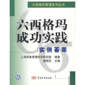 六西格玛成功实践:实例荟萃