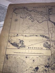 民国十八年五月出版-新测杭州西湖全图  大约50年代复制 蓝图