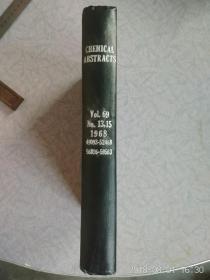 CHEMlCAL ABSTRACTS  VoI.69  No.13，15   1968