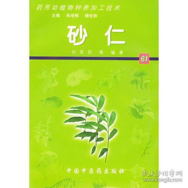 砂仁——药用动植物种养加工技术