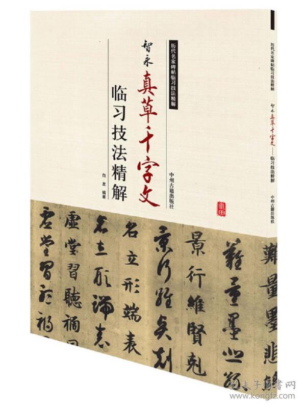 历代名家碑帖临习技法精解：智永真草千字文临习技法精解