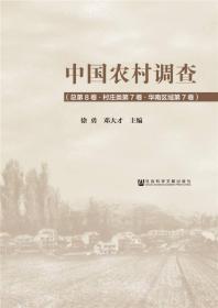 中国农村调查（总第8卷·村庄类第7卷·华南区域第7卷）