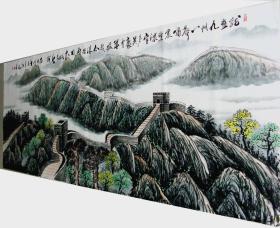 保真*著名山水画家*江风*小八尺山水画精品*6861