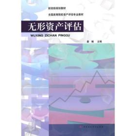 无形资产评估  姜楠  中国财政经济出版社9787509558416