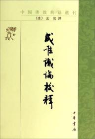 成唯识论校释——中国佛教典籍选刊