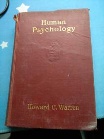 HUMAN PSYCHOLOGY BY  HOWARD C. WARREN