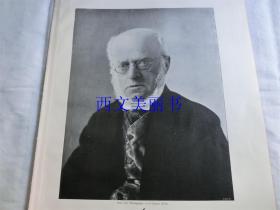 【现货 包邮】1890年平版印刷画 Nach einer Photographie von C. Brasch, Berlin  尺寸约41*28厘米（货号 18016）