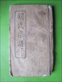 家谱.族谱：胡氏宗谱 卷二十五（錩公支下长二三世系图）