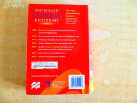 美国原装进口未阅 无光盘麦克米伦初阶英语词典（英语版）MACMILLAN ESSENTIAL  DICTIONARY