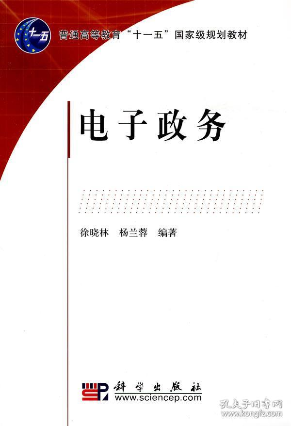 电子政务/普通高等教育“十一五”国家级规划教材