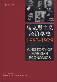 正版书 马克思主义经济学史.1883-1929