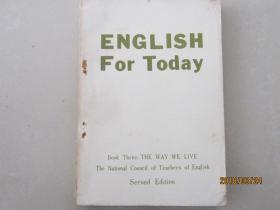 ENGLISH  For  Today  (Book   Three)