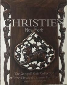 christies 纽约佳士得 2003年9月18日 Gangolf Geis. 私人收藏中国古典家具 专场拍卖图录