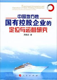 中国地方性国有控股企业的定位与运营研究