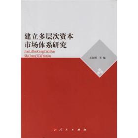 建立多层次资本市场体系研究