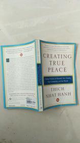 Creating True Peace: Ending Violence In Yourself Your Family Your Community And The World  创造真的和平：结束自己、家庭、社区和世界的暴力【实物拍图    内页干净】