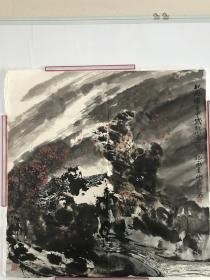 刘树平 国画一张 67*67  货号1595