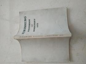 1976年涂饰手册finishing handbook and directory