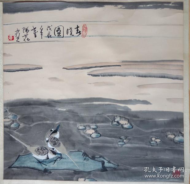 崔瑞鹿<<春晓图>>68x68cm  代表作精品