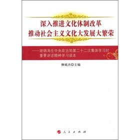 深入推进文化体制改革，推动社会主义文化大发展大繁荣