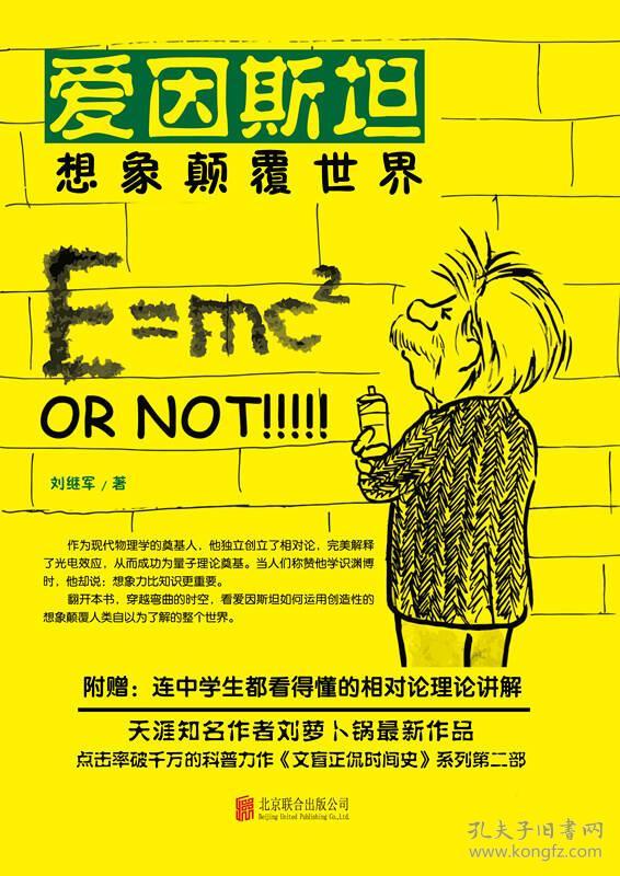 爱因斯坦 想象颠覆世界 刘继军 北京联合出版公司