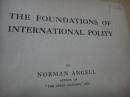 the foundations of international polity_ 国际政治的基础 诺贝尔和平奖获得者诺曼·安吉尔代表作