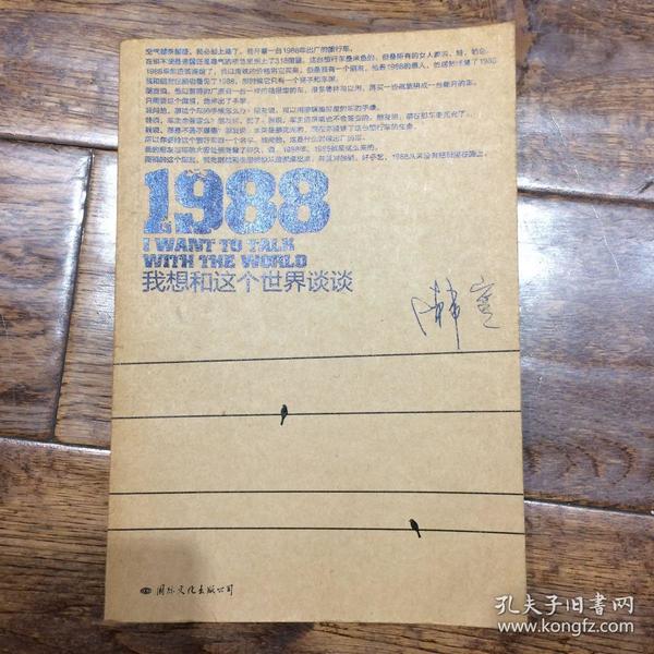 1988：我想和这个世界谈谈