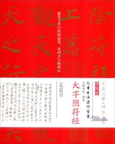 儿童书法进阶学堂：大字阴符经