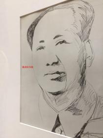 安迪·沃霍尔  Andy Warhol 【mao】 毛泽东画像 版画一幅 罕见