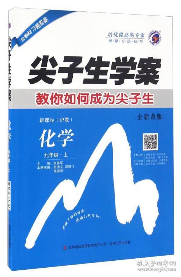 尖子生学案：化学（九年级上 新课标 沪教 全新改版）