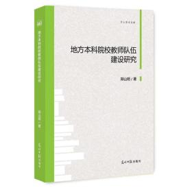 地方本科院校教师队伍建设研究