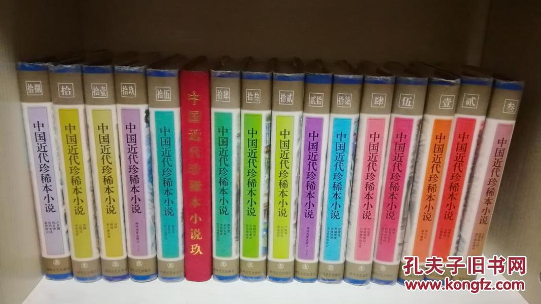 中国近代珍稀本小说 20册全（现16本