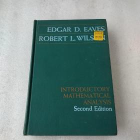 BDGAR D.EAⅤES AND ROBERT L.WILSON数学分析引论(英文版)