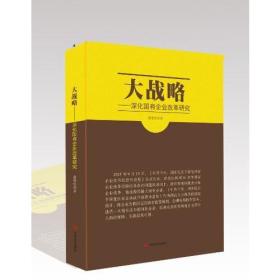 大战略——深化国有企业改革研究