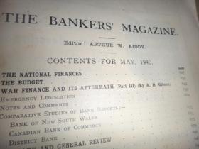 The Bankers Magazine  《银行家杂志》月刊;1940年第 1154期
