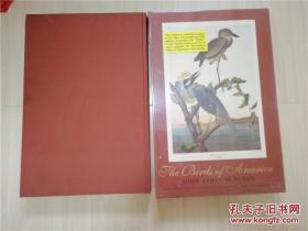 JOHN JAMES AUDUBON.外文原版 精美花鸟美术.布精装盒套 重13斤 54*36厘米  .