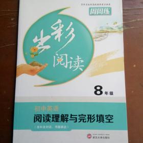 出彩阅读   八年级初中英语阅读理解与完形填空（含补全对话，书面表达）