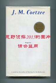 【签名本】库切《耻》（Disgrace），2003年诺贝尔文学奖得主，布克奖获奖作品，1999年美国版初版精装，第十四次印刷，库切签赠