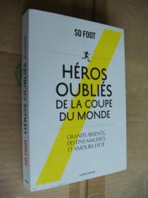 HÉROS OUBLIÉS DE LA COUPE DU MONDE:Grands absents,destins maudits et Amours D'ÉTÉ 法文原版插图本 16开厚本 纸张精良，切边舒服